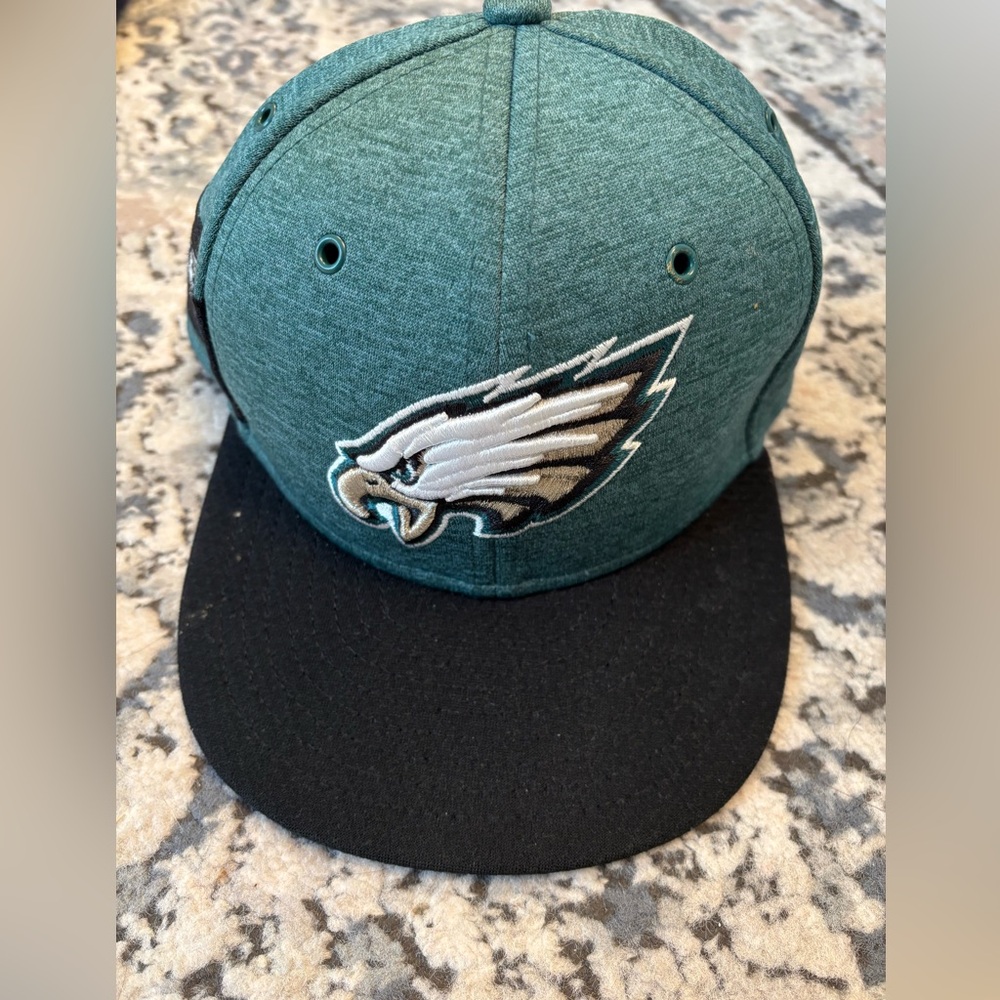 Green and Black Eagles Kids Cap